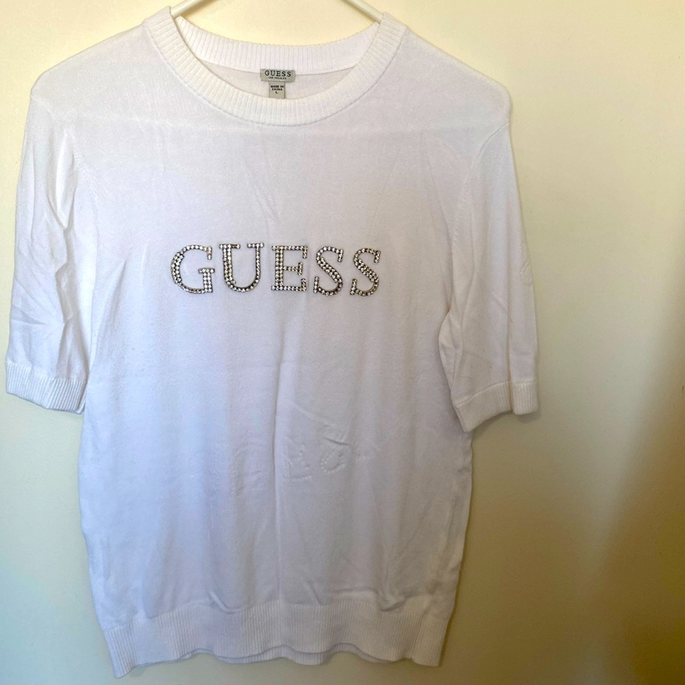 Guess knit sweater short sleeve